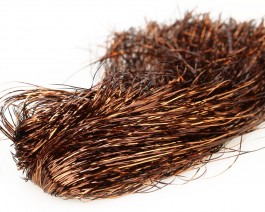 Tinsel Blend Hair, Copper Brown